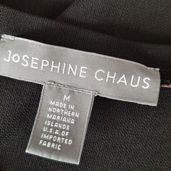 JOSEPHINE CHAUS Scoop Neck Tank Top Shell Black Sz M - Picture 7 of 8